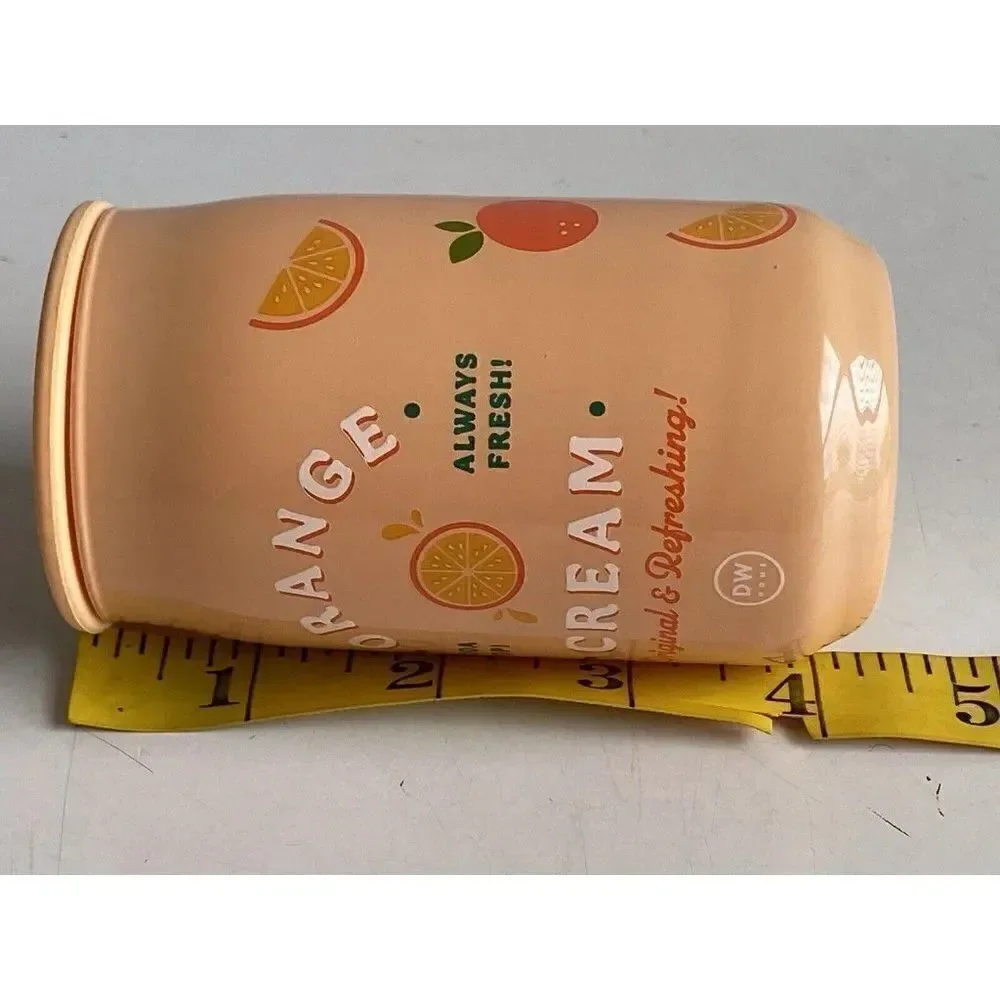 Set of 2 DW Home Orange Cream Cola Soda Pop Candle 6.2oz Single Wick Scented NEW